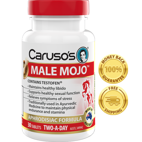 Male Mojo Male Aphrodisiac Supplement Caruso s Natural Health