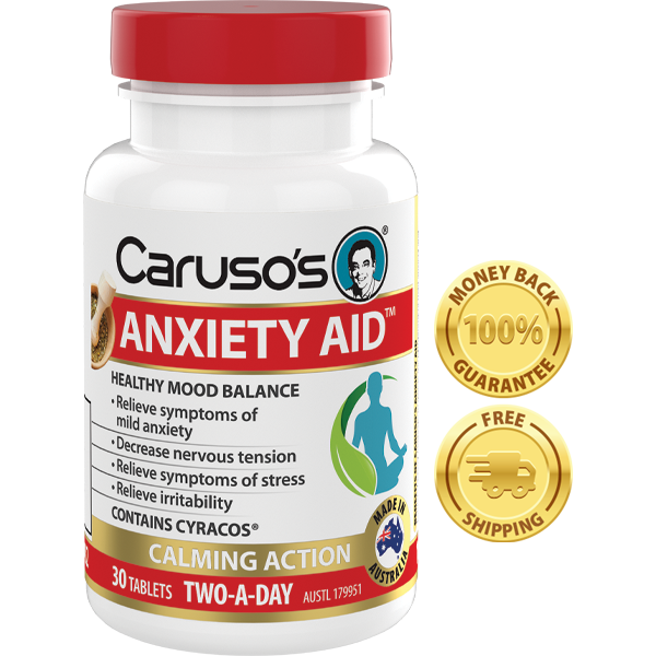 Anxiety Aid Helps Promote a Feeling of Calm – Caruso's Natural Health