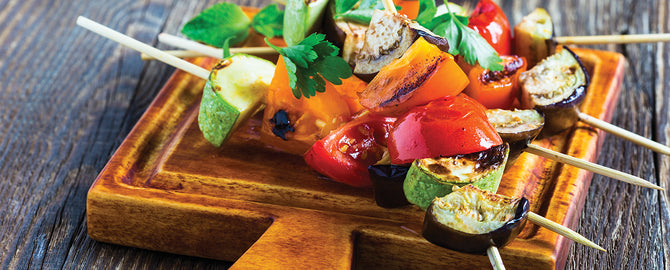 Roasted Vegetable Skewers