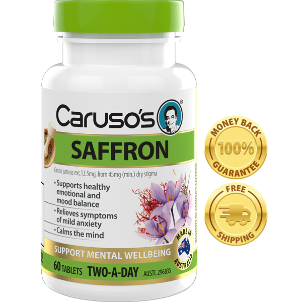 Saffron Extract Tablets Australia – Caruso's Natural Health