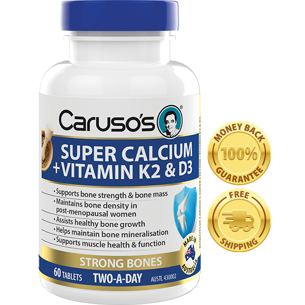 Caruso's Super Calcium + Vitamin K2&D3