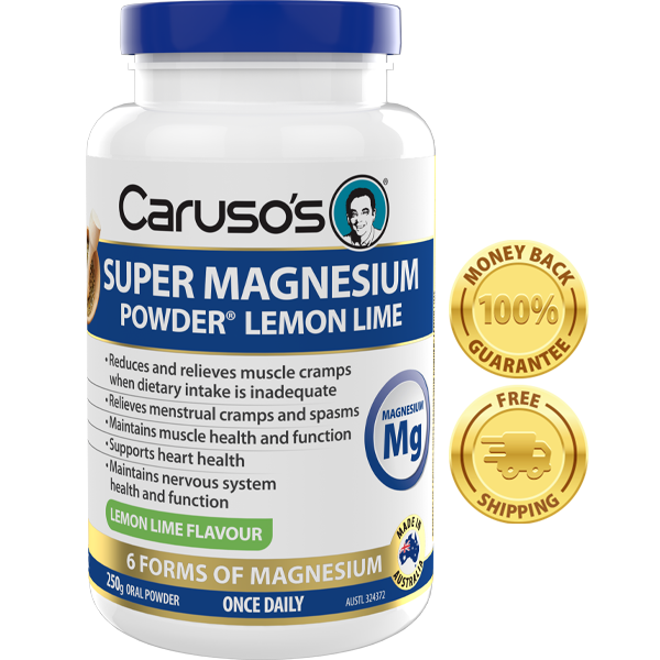 Caruso's Super Magnesium Powder Lemon Lime