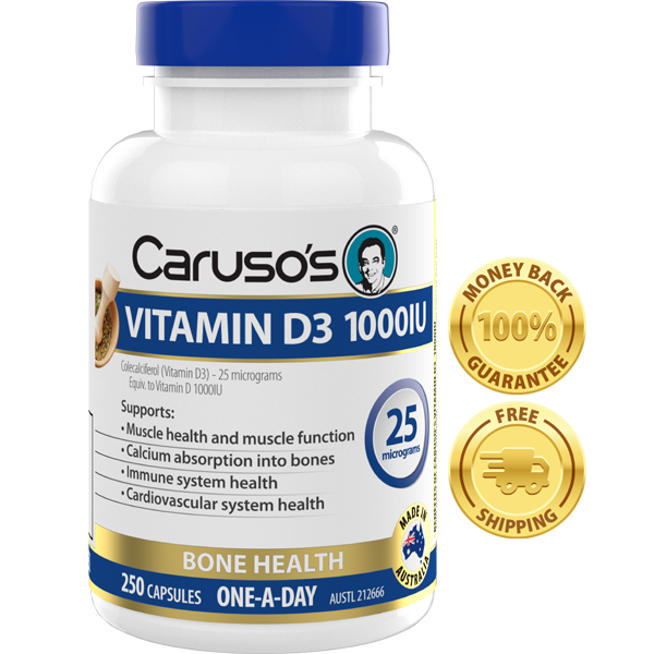 Caruso's Vitamin D3 1000IU