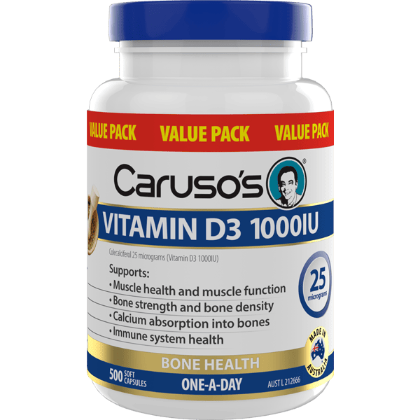 Caruso's Vitamin D3 1000IU